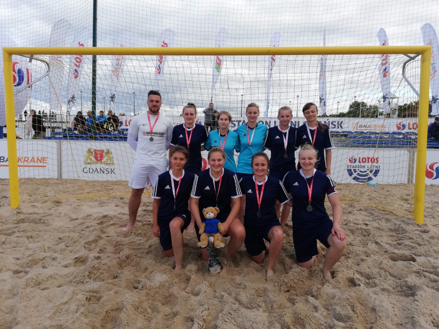 Zespół ISD-UJD Częstochowa zdobył drugie miejsce w Pucharze Polski Kobiet w Piłce Nożnej Plażowej