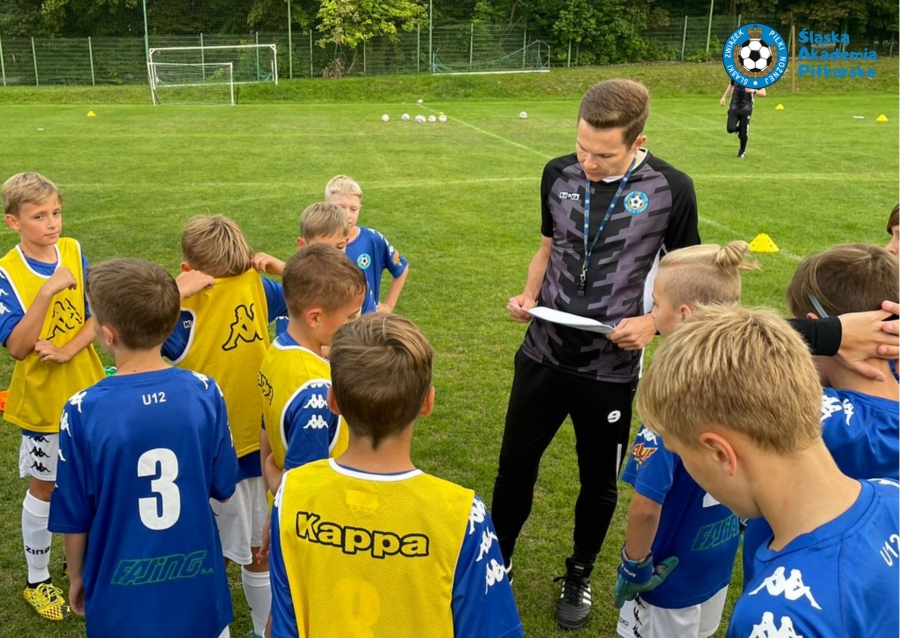 Pierwszy trening Śląskiej Akademii Piłkarskiej - ŚLAP U12