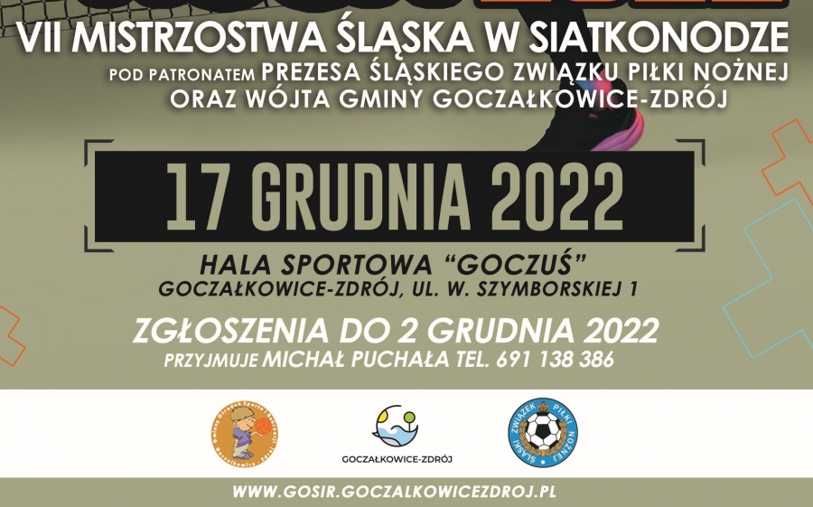 Zapisy na VII Mistrzostwa Śląska w Siatkonodze