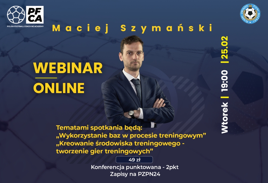 Zapraszamy na konferencję online z Maciejem Szymańskim