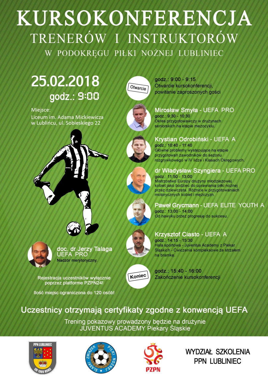 certyfikowana konferencja szkoleniowa dla trenerów w Podokręgu Lubliniec