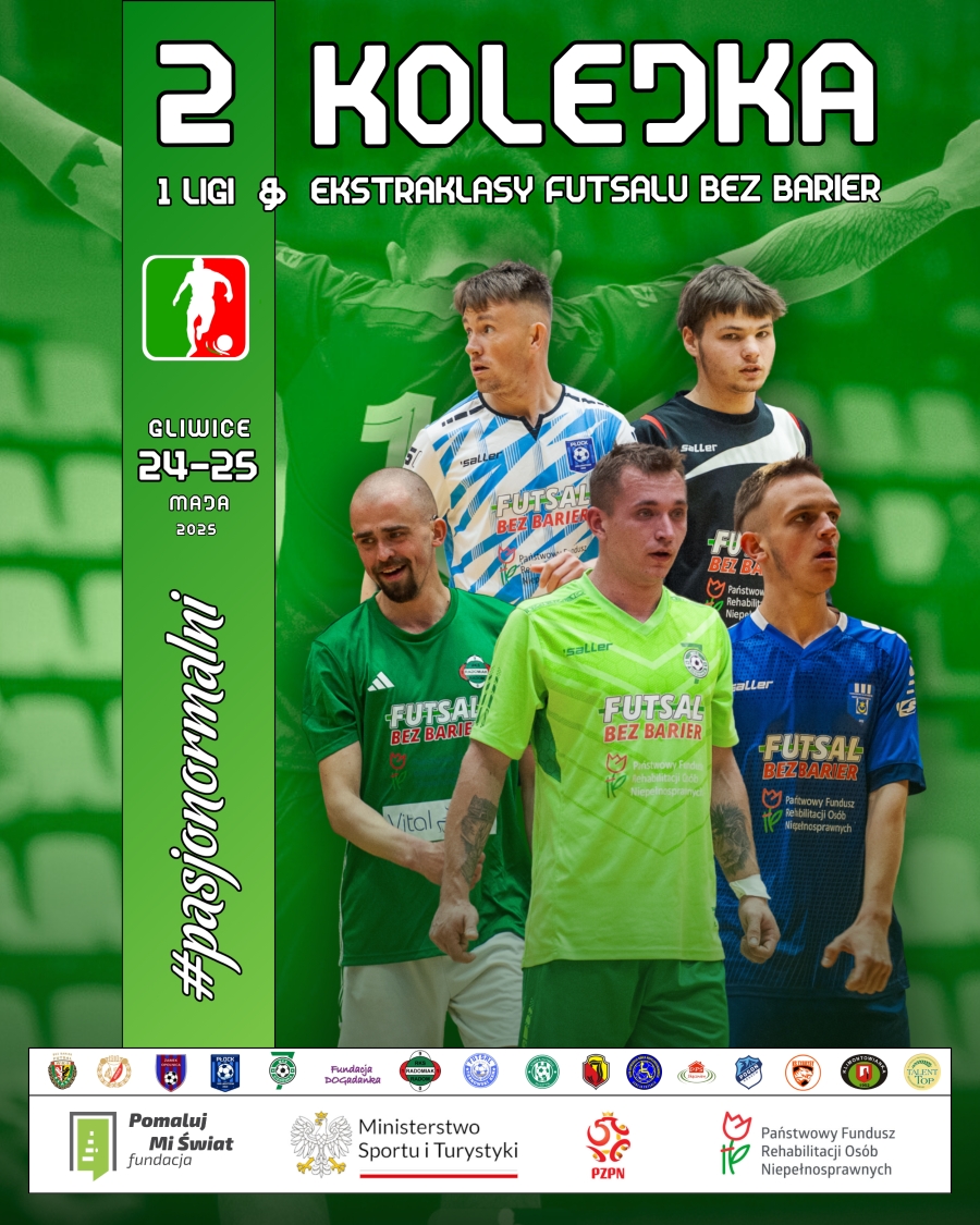 FUTSAL BEZ BARIER – NAJWIĘKSZE FUTSALOWE ROZGRYWKI DLA OSÓB Z NIEPEŁNOSPRAWNOŚCIAMI W POLSCE