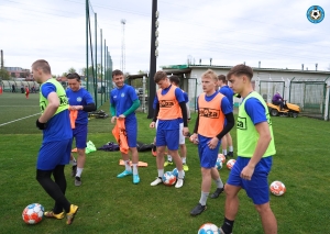 Trening przed meczem UEFA Regions' Cup