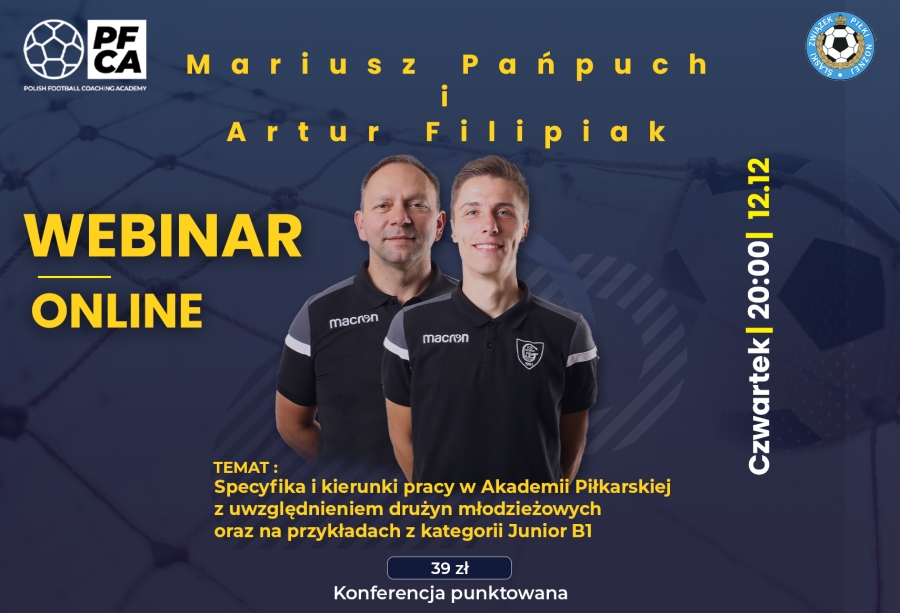 Zapraszamy na kolejny punktowany webinar